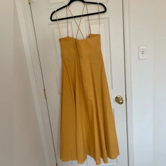 En Saison - yellow midi dress (large) - Picture 6 of 15